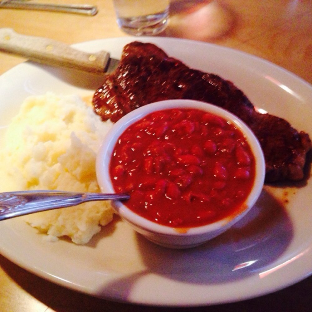The Grill - Ordered the New York steak!! Not bad at all!! - American Near Me - Lone Pine, California The Grill - Ordered the New York steak!! Not bad at all!! - American Near Me - Lone Pine, California