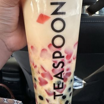 Teaspoon - Modesto - Silky Mango with add ons - Bubble Tea Near Me - Modesto, California