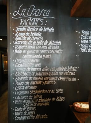 Menu photo 1 La Charca Taberna Madrid, M