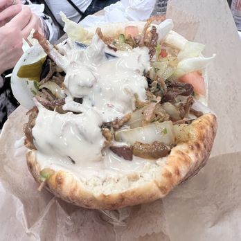 Hamitbach - Beef asado pita with everything - Mediterranean Near Me - San Diego, California Hamitbach - Beef asado pita with everything - Mediterranean Near Me - San Diego, California