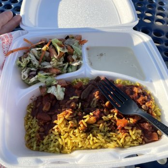 South Side 6 - Sides with the platter (house salad, rice with some type of sumac sauce, and hummus) - Delis Near Me - Bowling Green, Ohio South Side 6 - Sides with the platter (house salad, rice with some type of sumac sauce, and hummus) - Delis Near Me - Bowling Green, Ohio