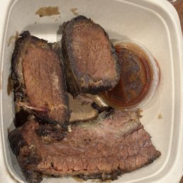 Extremely dry brisket, inedible.