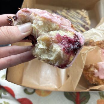 Hazel & Jade - Coconut Berry Croissant Bun - Bakeries Near Me - San Diego, California Hazel & Jade - Coconut Berry Croissant Bun - Bakeries Near Me - San Diego, California