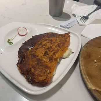 Mama's Kitchen - Kimchi Cheese Pancake - Korean Near Me - Bellevue, Washington
