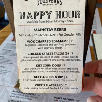 Four Peaks Brewing - Happy hour is solid - Pubs Near Me - Tempe, Arizona