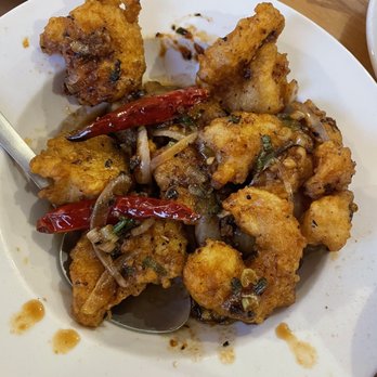 Lan's Chicago - Shrimp tempura in spicy sauce - Seafood Near Me - Chicago, Illinois Lan's Chicago - Shrimp tempura in spicy sauce - Seafood Near Me - Chicago, Illinois