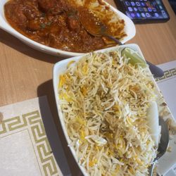 Paradise Biryani Pointe - Butter chicken and chicken biryani