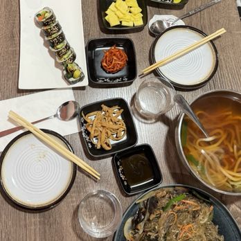 Lim's Kitchen - a table full of asian food - Korean Near Me - New York, New York