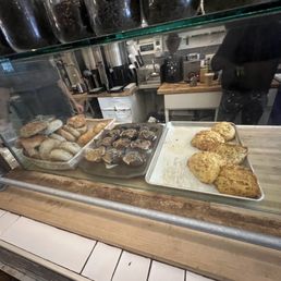 Bagels, berry muffins and delicious scones