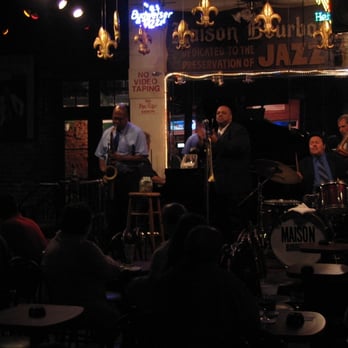 Maison Bourbon - On a Saturday night. - Jazz & Blues Near Me - New Orleans, Louisiana Maison Bourbon - On a Saturday night. - Jazz & Blues Near Me - New Orleans, Louisiana
