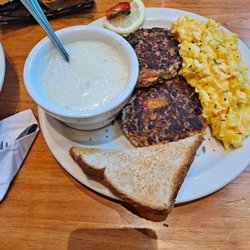 The Garden Brunch Cafe - Salmon cakes