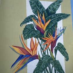 Exotic Flower Mural