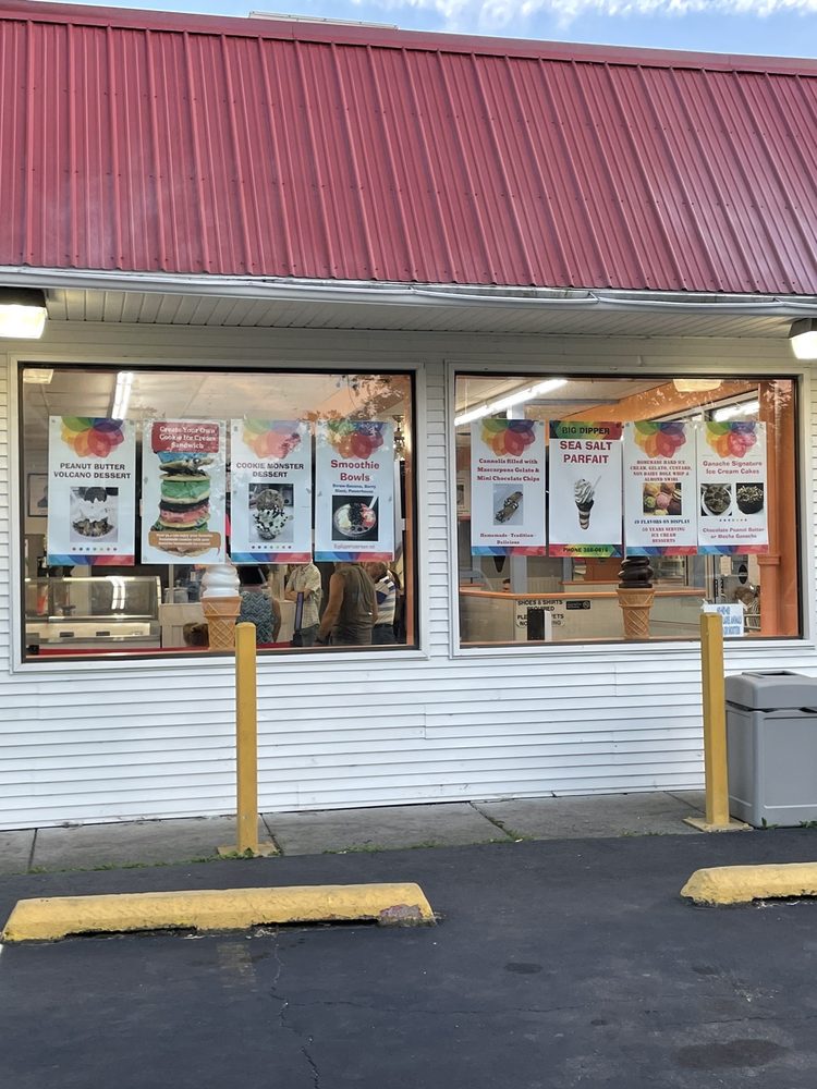 Food from Big Dipper Ice Cream Parlor