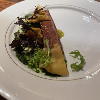 Barley Swine - Muscovy duck / hoja santa / apple - New American Near Me - Austin, Texas