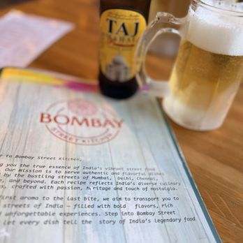 Bombay Street Kitchen - Taj beer - Indian Near Me - Orlando, Florida