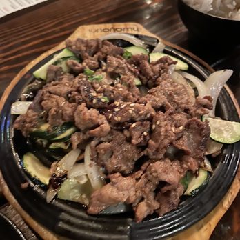 Zu Izakaya - Buggogi with a bowl of rice - Asian Fusion Near Me - Tempe, Arizona