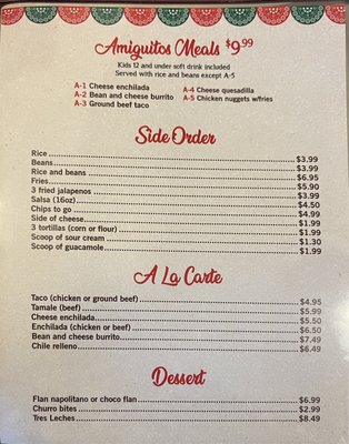 Menu photo 2 Casa Linda Murray, UT