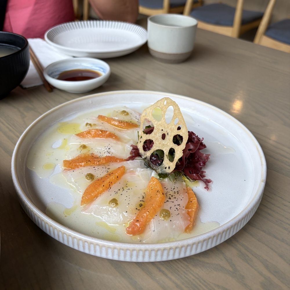 Akami Sushi - Sea bream carpaccio - Sushi Bars Near Me - Arcadia, California