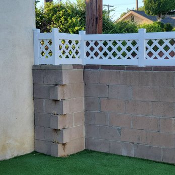 Fence Master - This is a closeup of the lattice wall topper. - Fences & Gates Near Me - Los Angeles, California Fence Master - This is a closeup of the lattice wall topper. - Fences & Gates Near Me - Los Angeles, California