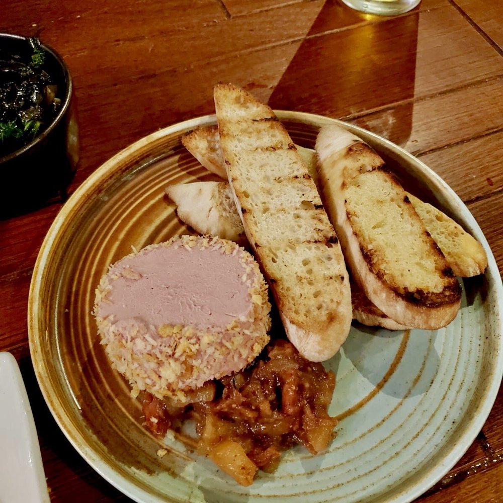 Hereford Arms - Chicken liver parfait (9/10). Delicious and perfectly creamy !! Comes with side of spiced apple jam. Would recommend - Pubs Near Me - London, XGL Hereford Arms - Chicken liver parfait (9/10). Delicious and perfectly creamy !! Comes with side of spiced apple jam. Would recommend - Pubs Near Me - London, XGL