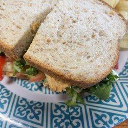Crave Cafe - Hummus Veggie Sandwich