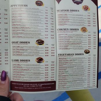 India's Tandoori - Menu October 2025 - Indian Near Me - Manhattan Beach, California