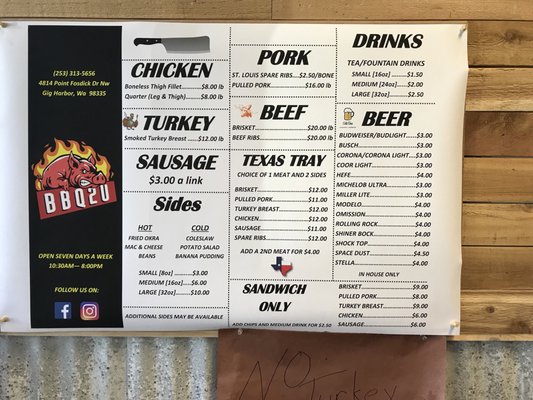Menu photo 8 BBQ2U Gig Harbor, WA Menu photo 8 BBQ2U Gig Harbor, WA