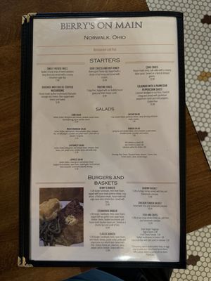 Menu photo 4 Berrys on Main Norwalk, OH