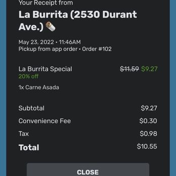 La Burrita - 20% off your first order on snackpass - Mexican Near Me - Berkeley, California