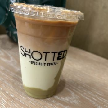 Shotted Specialty Coffee - pistachio latte - Coffee & Tea Near Me - Tysons, Virginia