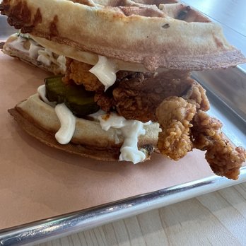 Cluck Clucks - Hot as Cluck Waffle Sandwich - Chicken Shop Near Me - Mississauga, Ontario Cluck Clucks - Hot as Cluck Waffle Sandwich - Chicken Shop Near Me - Mississauga, Ontario