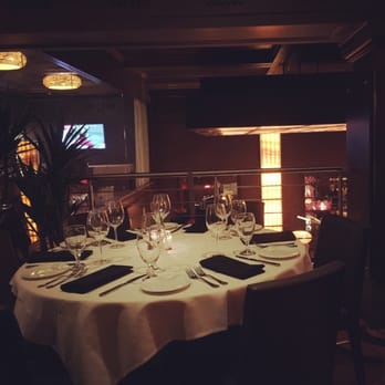 Ocean Prime - Upstairs balcony view from sitting in half circle booth - Cocktail Bars Near Me - Philadelphia, Pennsylvania