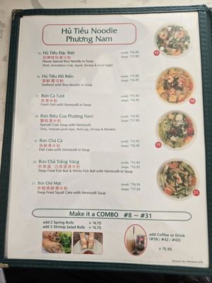 Menu photo 4 Bun Rieu Phuong Nam Burnaby, BC Menu photo 4 Bun Rieu Phuong Nam Burnaby, BC