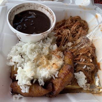 Havana Cafe - Ropa vieja with fried plantains--A traditional Cuban dish. - Cuban Near Me - West Jefferson, North Carolina