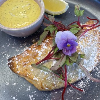 Lucuma Kitchen and Bar - chicken empanada - Peruvian Near Me - Oakland, California Lucuma Kitchen and Bar - chicken empanada - Peruvian Near Me - Oakland, California