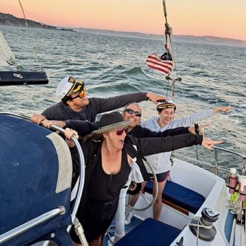 Creative Concierge SF - The Crew pointing at something cool - Boating Near Me Creative Concierge SF - The Crew pointing at something cool - Boating Near Me