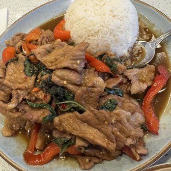 Viet Thai Cafe - Pad Kra Pao with pork - Thai Near Me - South Gate, California