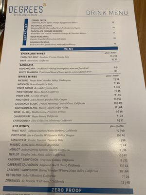 Menu photo 4 Degrees Columbus, OH