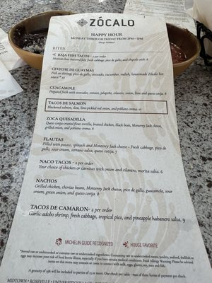 Menu photo 6 Zócalo - UV Sacramento, CA