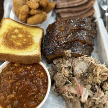 Smitty's Lockdown BBQ - Brisket (pass), ribs (decent), pulled pork (juicy, great flavor). Corn nuggets (so good!), toast, Brunswick stew (pretty good). - Chicken Wings Near Me - Marietta, Georgia Smitty's Lockdown BBQ - Brisket (pass), ribs (decent), pulled pork (juicy, great flavor). Corn nuggets (so good!), toast, Brunswick stew (pretty good). - Chicken Wings Near Me - Marietta, Georgia