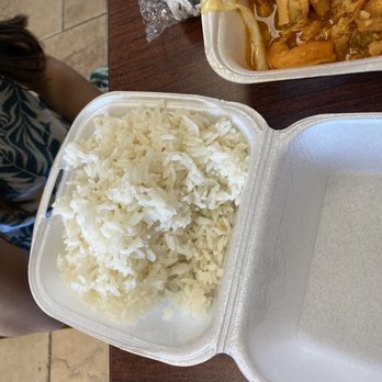 Floridita Cuban Bakery - White rice - seems flavored with some sort of animal oil - Cuban Near Me - Naples, Florida