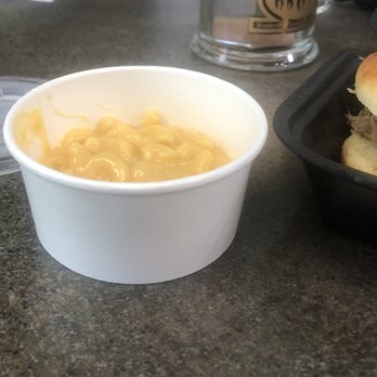 Rush County Smokehouse - This is it. Three tablespoons of macaroni. I just took off the lid, that's all. - Barbeque Near Me - Rushville, Indiana