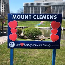 City of Mount Clemens - Take a souvenir picture on the riverbanks of Mount Clemens.