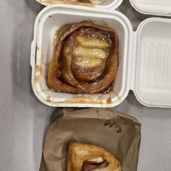 Sutterville 76 - Cinnamon roll with walnuts, cinamon roll with apples, ham and swiss croissant - Gas Stations Near Me - Sacramento, California