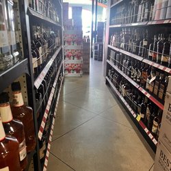Third Base Market & Spirits - Inaccessible aisles.