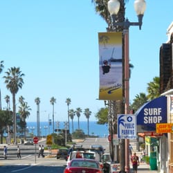 View from the longboarder cafe, beautiful ocean view just south of the oceanside peir