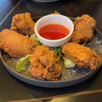 Cutting Board - 7.Fried Chicken Wings (6 Pcs) - Asian Fusion Near Me - Houston, Texas Cutting Board - 7.Fried Chicken Wings (6 Pcs) - Asian Fusion Near Me - Houston, Texas