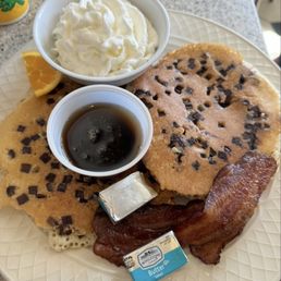 Chocolate chip pancakes Chocolate chip pancakes