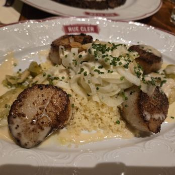 Rue Cler - Seared Scallops - French Near Me - Durham, North Carolina Rue Cler - Seared Scallops - French Near Me - Durham, North Carolina