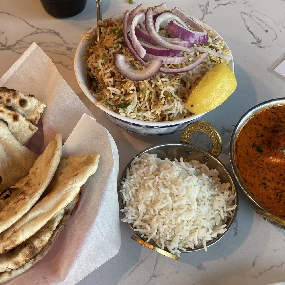 Biryani Pot - Vijayawada Fish Biryani, Butter Chicken, and Naan. - Indian Near Me - Brentwood, California
